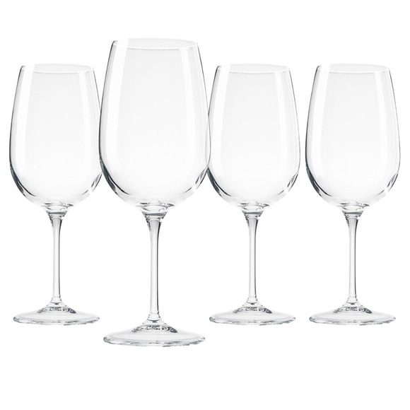 Bormioli Rocco 1825 Other - Bormioli Spazio Large Wine Glasses, Clear, 17 oz (Set of 4)